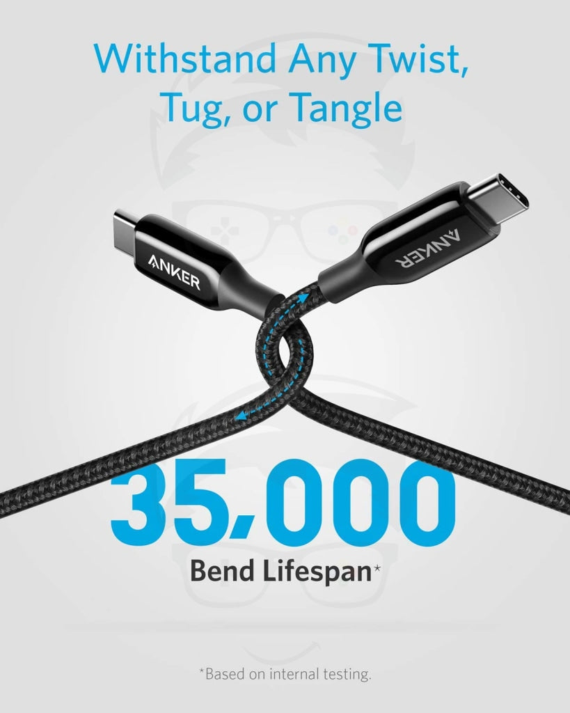Anker PowerLine + III USB-C to USB-C 2.0 Cable 3ft / 0.9m Anker PowerLine + III USB-C to USB-C 2.0 Cable 3ft / 0.9m